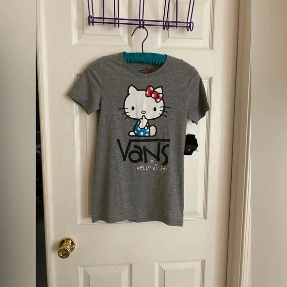 Vans Tops - Hard to find Sanrio Hello Kitty Vans tee shirt size small NWT Vintage 2012